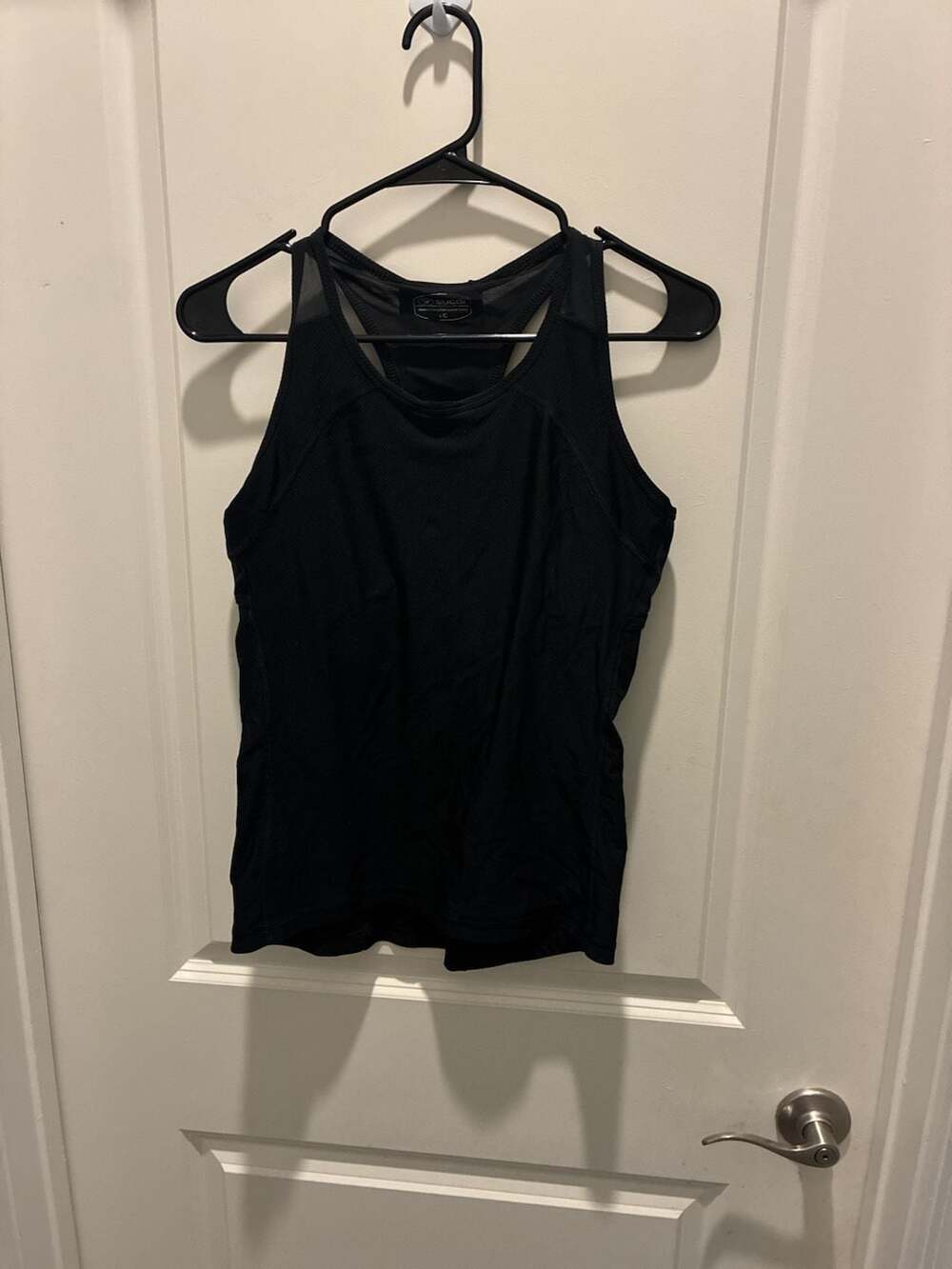 SUGOI Black Mesh Racerback Athletic Tank Top Size L